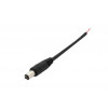 DC-M (D 5,5x2,5мм) 10см black plug OEM Q1000 Роз'єм живлення